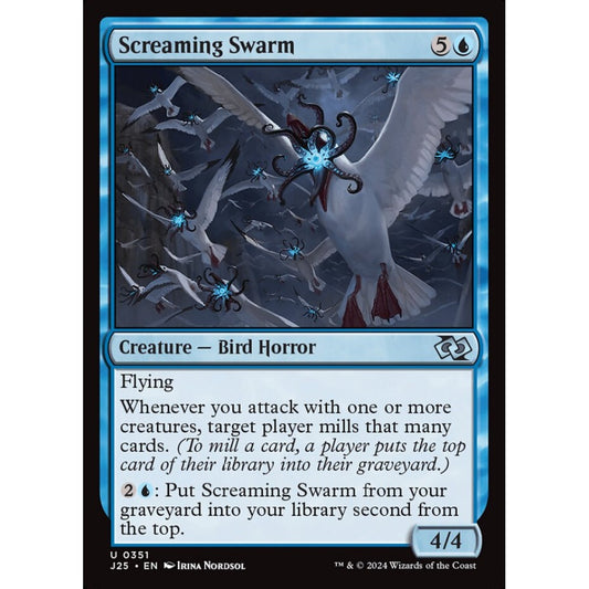 Screaming Swarm, 351, uncommon, Magic: The Gathering, Foundations Jumpstart