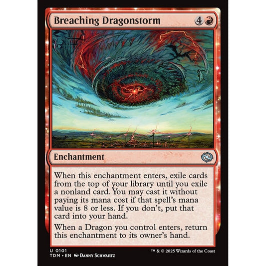 Breaching Dragonstorm uncommon 101 Magic the Gathering Tarkir: Dragonstorm
