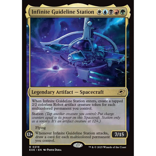 Infinite Guideline Station rare 219 Magic the Gathering Edge of Eternities