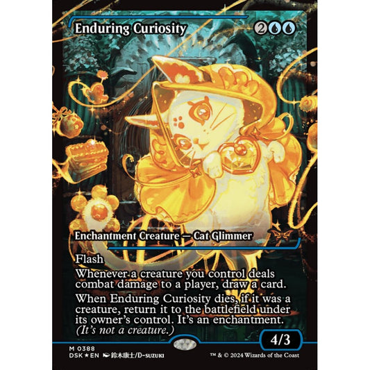 Enduring Curiosity, 388, mythic, Magic: The Gathering, Duskmourn: House of Horror