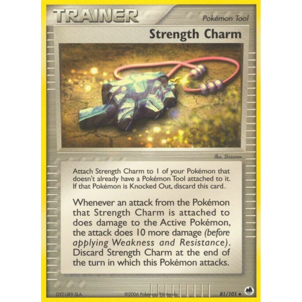 Strength Charm Uncommon 81/101 Pokemon Card Game EX Dragon Frontiers