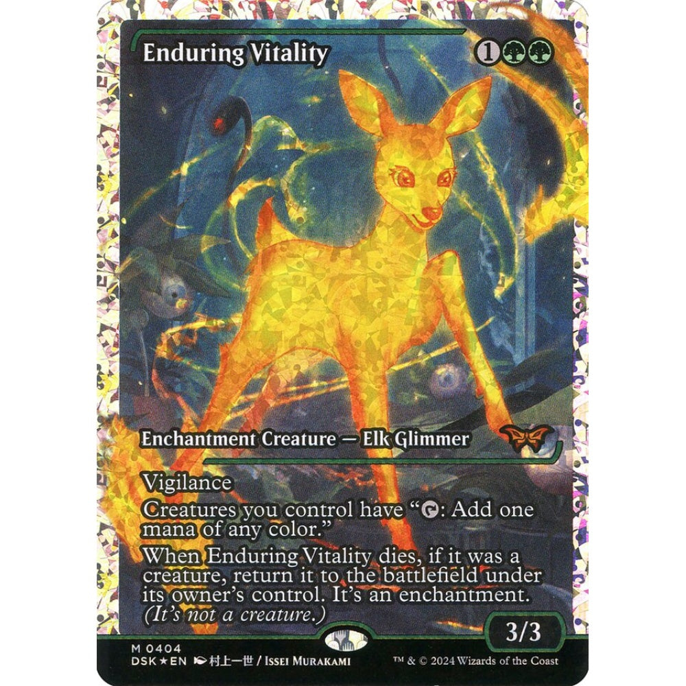 Enduring Vitality, 404, mythic, Magic: The Gathering, Duskmourn: House of Horror