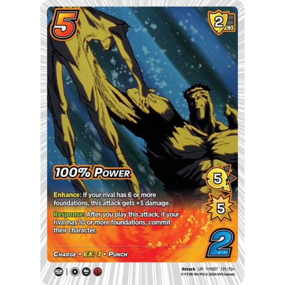 100% POWER, 131/154, UR, UniVersus, Yu Yu Hakusho: Dark Tournament