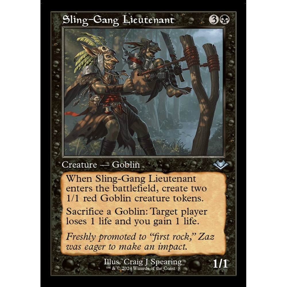 Sling-Gang Lieutenant uncommon 8 Magic the Gathering Modern Horizons 2 Timeshifts