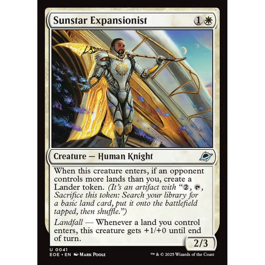 Sunstar Expansionist uncommon 41 Magic the Gathering Edge of Eternities