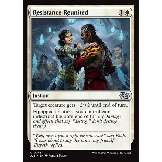 Resistance Reunited, 243, uncommon, Magic: The Gathering, Foundations Jumpstart
