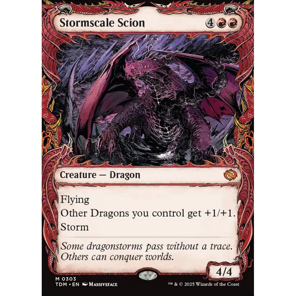Stormscale Scion mythic 303 Magic the Gathering Tarkir: Dragonstorm