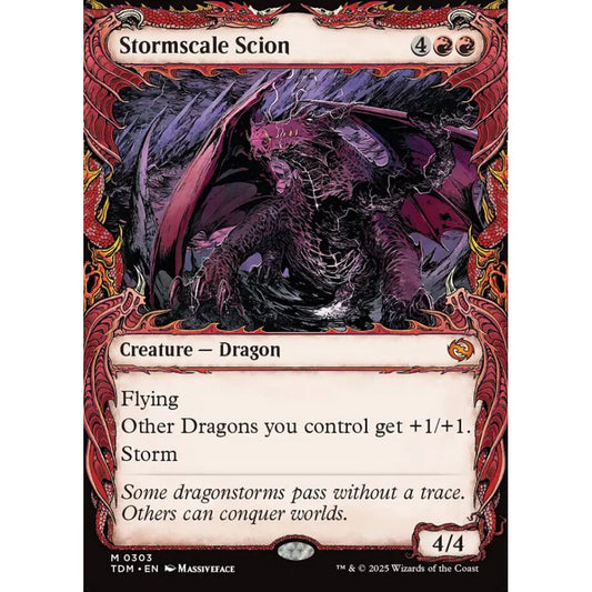 Stormscale Scion mythic 303 Magic the Gathering Tarkir: Dragonstorm