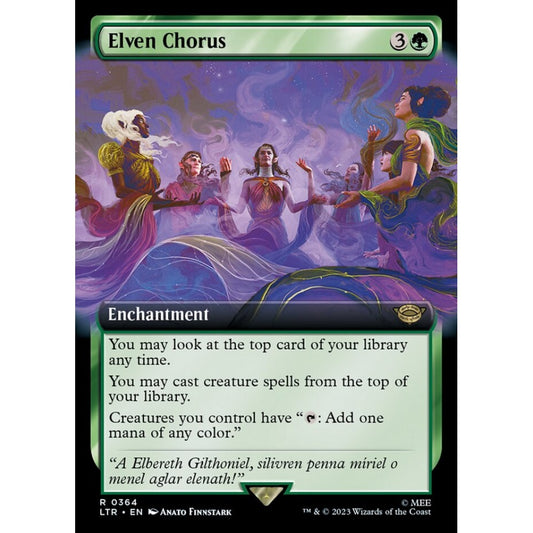 Elven Chorus, rare, 364, Magic the Gathering, The Lord of the Rings: Tales of Middle-earth