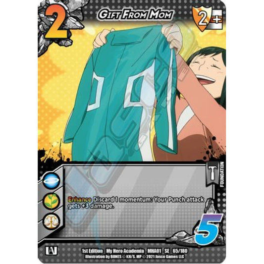 Gift From Mom, 65/180, SE, UniVersus, MHA01 My Hero Academia