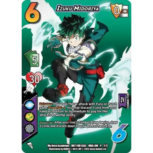 Izuku Midoriya, 2/3, P, UniVersus, Promos