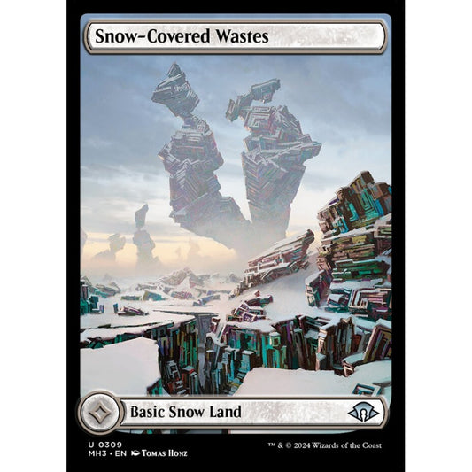 Snow-Covered Wastes, 309, uncommon, Magic: The Gathering, Modern Horizons 3