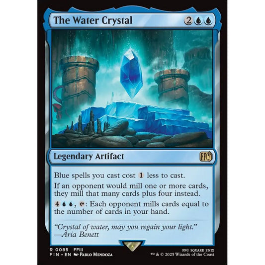 The Water Crystal rare 85 Magic the Gathering Final Fantasy