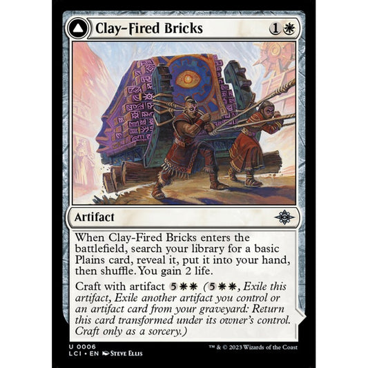 Clay-Fired Bricks // Cosmium Kiln uncommon 6 Magic the Gathering The Lost Caverns of Ixalan