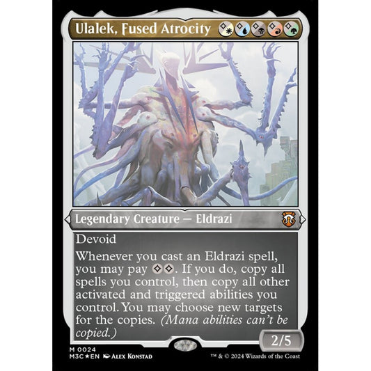 Ulalek, Fused Atrocity, 24, mythic, Magic: The Gathering, Modern Horizons 3