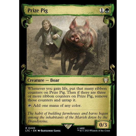 Prize Pig, rare, 445, Magic the Gathering, Tales of Middle-earth Commander