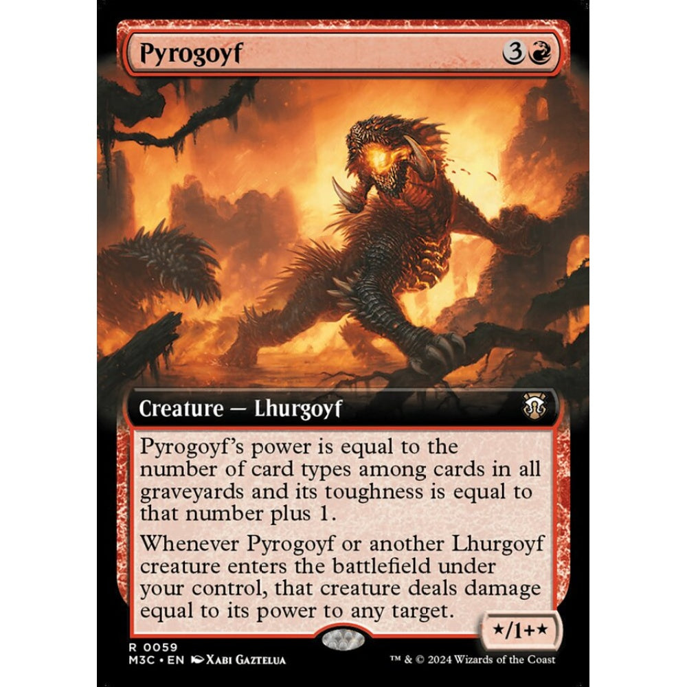 Pyrogoyf, 59, rare, Magic: The Gathering, Modern Horizons 3