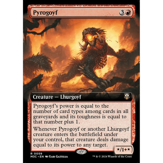 Pyrogoyf, 59, rare, Magic: The Gathering, Modern Horizons 3