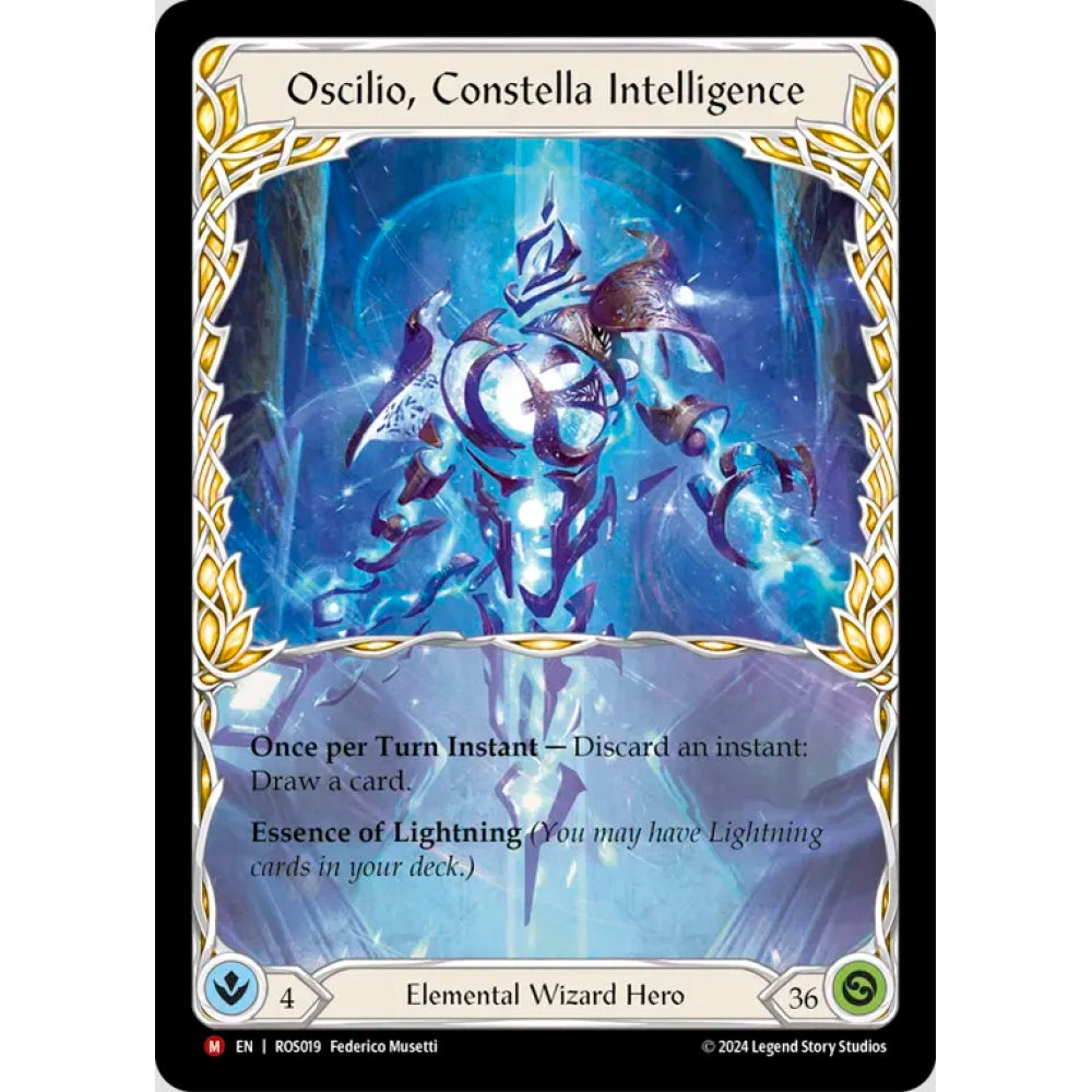 Oscilio, Constella Intelligence, ROS019, Majestic, Flesh and Blood, Rosetta