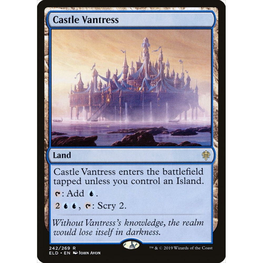 Castle Vantress rare 242 Magic the Gathering Throne of Eldraine