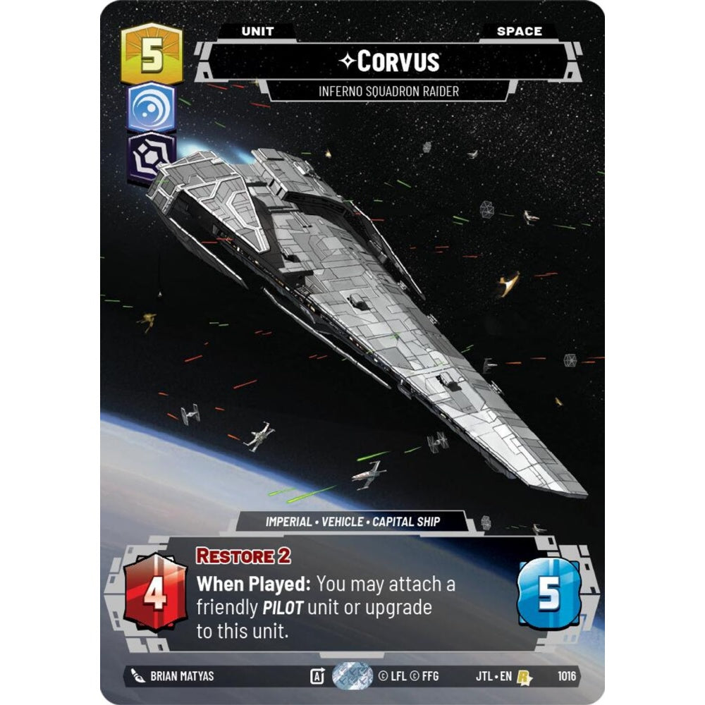 Corvus, R, JTL 1016) Prestige, Star Wars Unlimited