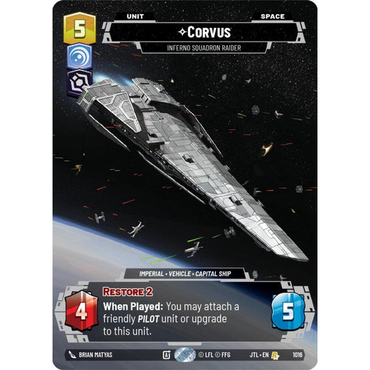 Corvus, R, JTL 1016) Prestige, Star Wars Unlimited