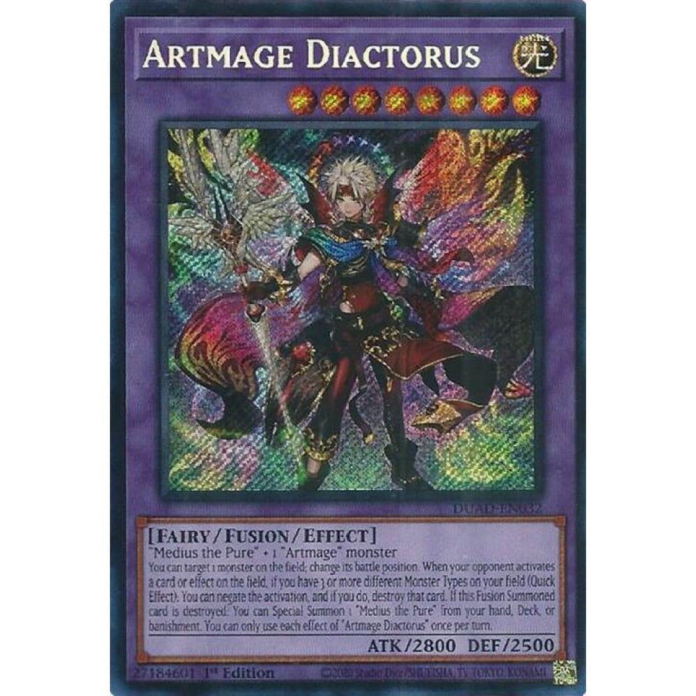 Artmage Diactorus DUAD-EN032 Secret Yu-Gi-Oh Duelist's Advance