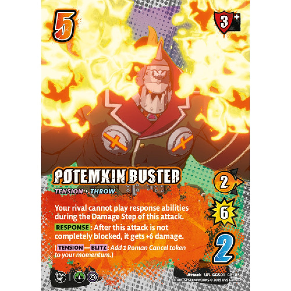 Potemkin Buster 48/85 Universus Card Game Guilty Gear -Strive- UR Foil