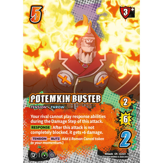 Potemkin Buster 48/85 Universus Card Game Guilty Gear -Strive- UR Foil