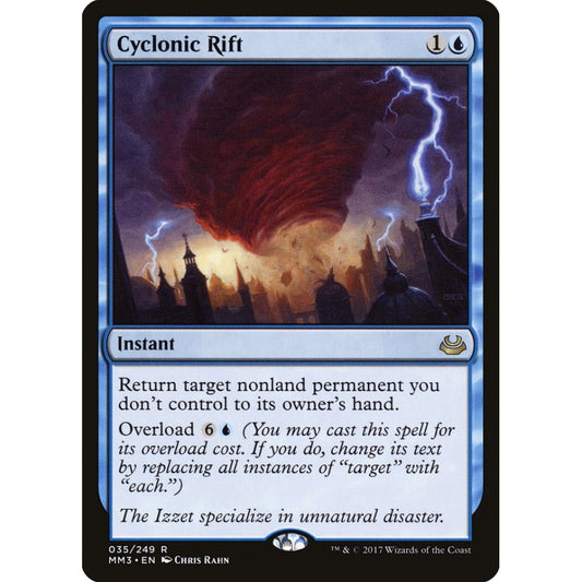 Cyclonic Rift rare 35 Magic the Gathering Modern Masters 2017