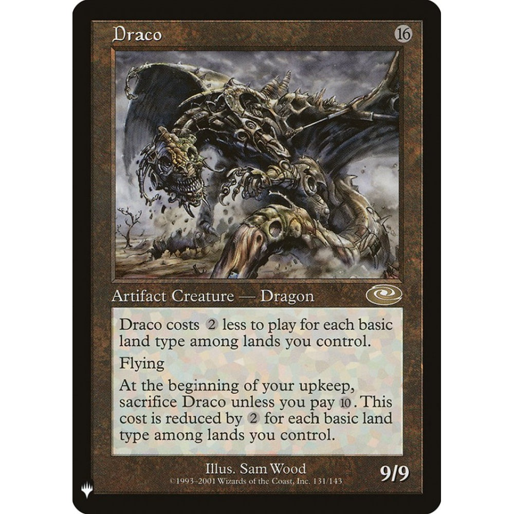 Draco rare PLS-131 Magic the Gathering The List