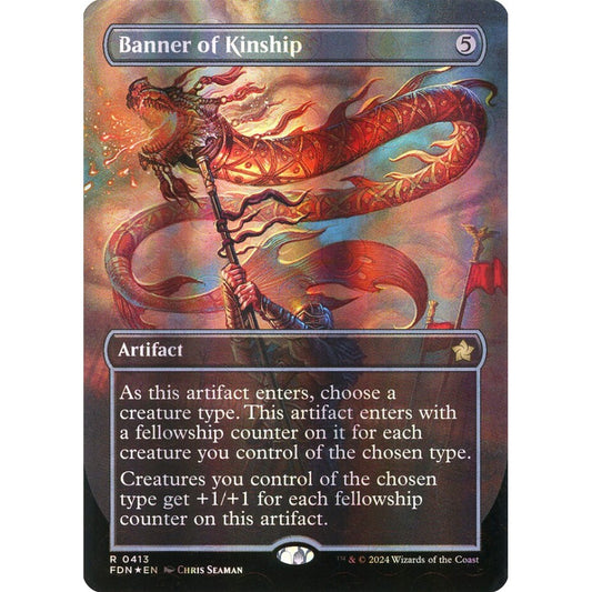 Banner of Kinship, 413, rare, Magic: The Gathering, Foundations