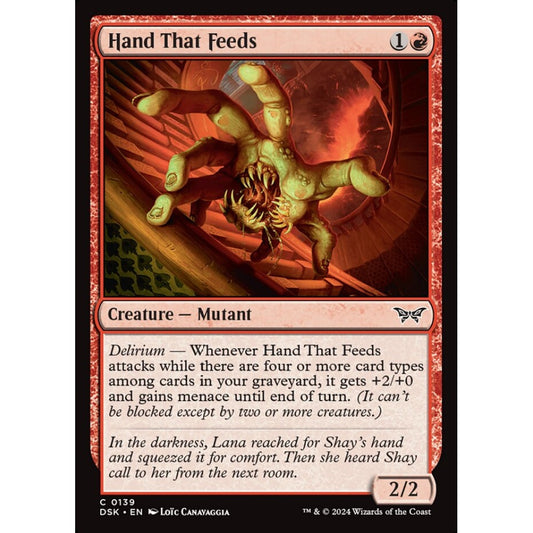Hand That Feeds, 139, common, Magic: The Gathering, Duskmourn: House of Horror