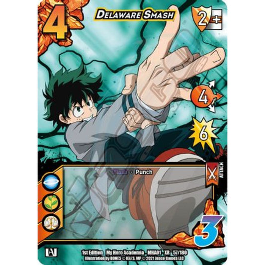 Delaware Smash, 57/180, XR, UniVersus, MHA01 My Hero Academia