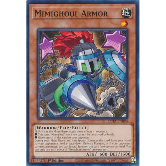 Mimighoul Armor ROTA-EN090 Common Common Yu-Gi-Oh Rage of the Abyss in Art