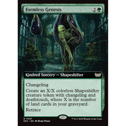 Formless Genesis, 61, rare, Magic: The Gathering, Duskmourn: House of Horror