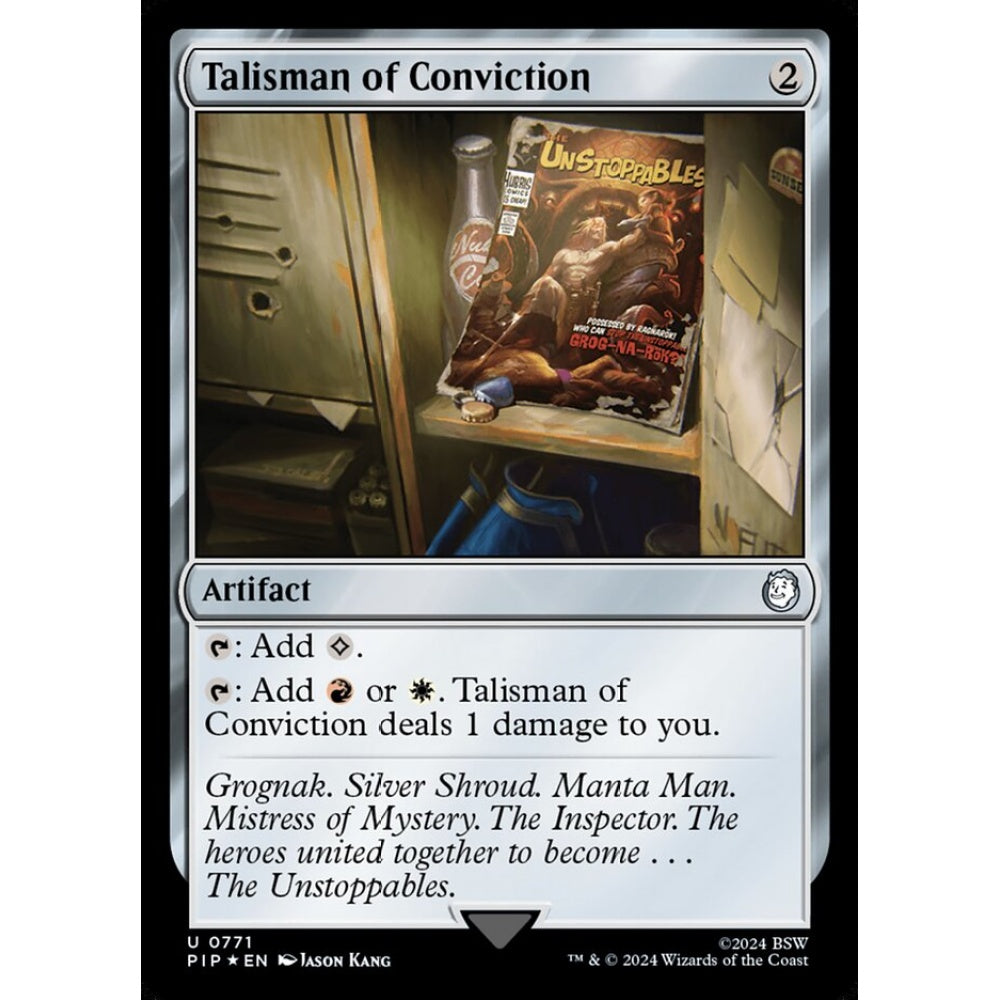 Talisman of Conviction uncommon 771 Magic the Gathering Fallout