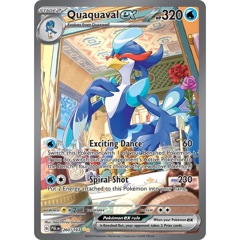 Quaquaval ex Special Illustration Rare 260/193 Pokemon Card Game Paldea Evolved
