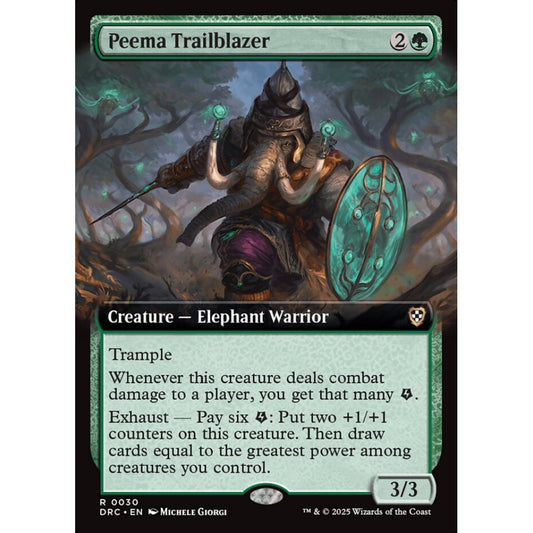 Peema Trailblazer, 30, rare, Magic: The Gathering, Aetherdrift Commander