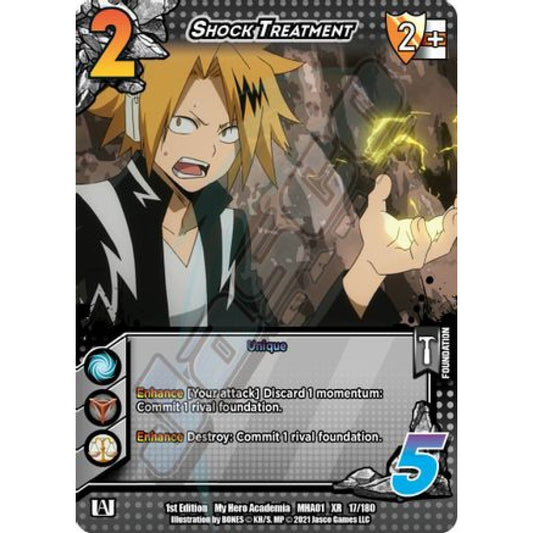 Shock Treatment, 17/180, XR, UniVersus, MHA01 My Hero Academia