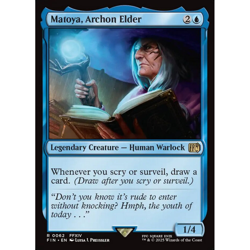 Matoya, Archon Elder rare 62 Magic the Gathering Final Fantasy