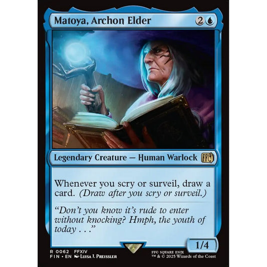 Matoya, Archon Elder rare 62 Magic the Gathering Final Fantasy