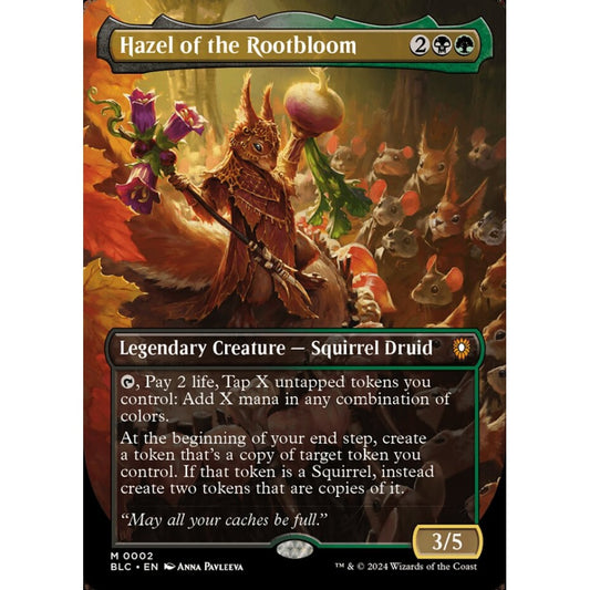 Hazel of the Rootbloom, 2, mythic, Magic: The Gathering, Bloomburrow