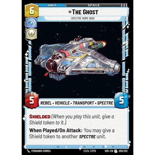 The Ghost, 50, U, Star Wars Unlimited, Sparks Of Rebellion