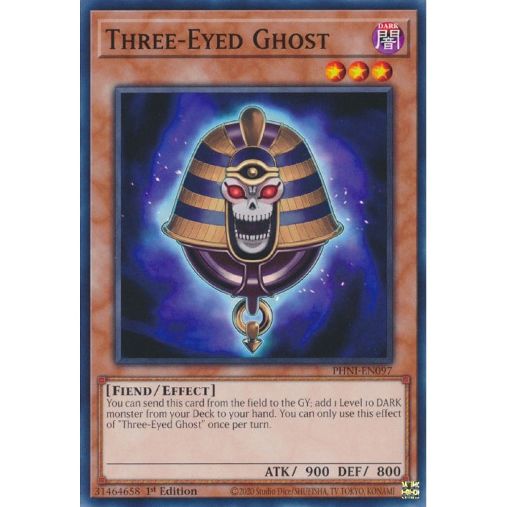 Three-Eyed Ghost PHNI-EN097 Common Common Yu-Gi-Oh Phantom Nightmare in Art