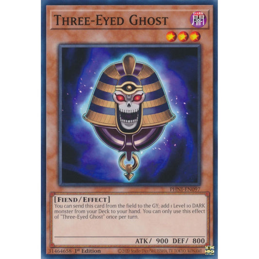 Three-Eyed Ghost PHNI-EN097 Common Common Yu-Gi-Oh Phantom Nightmare in Art