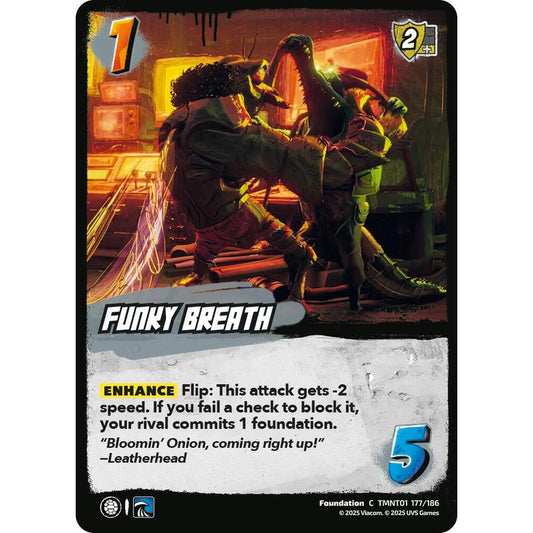 Funky Breath 177/186 TMNT01 Universus Teenage Mutant Ninja Turtles Foundation C