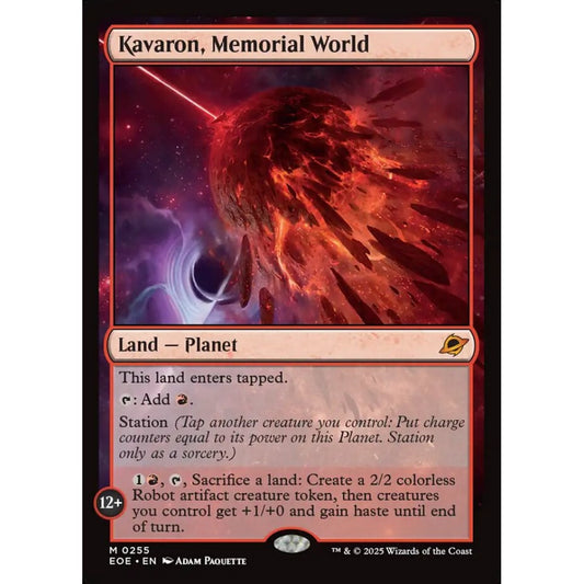 Kavaron, Memorial World mythic 255 Magic the Gathering Edge of Eternities