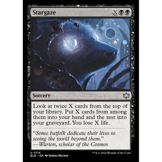 Stargaze, 114, uncommon, Magic: The Gathering, Bloomburrow