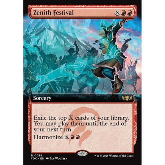 Zenith Festival rare 81 Magic the Gathering Tarkir: Dragonstorm Commander